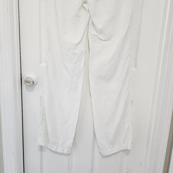 Athleta Lakeside 100% Linen Pant Size 8 Tall - Picture 11 of 16